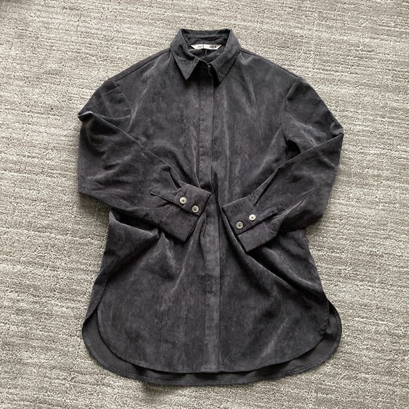 Zara Light Corduroy Textured Weave Overshirt - Picture 10 of 12